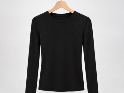 Camiseta Básica Mujer de Algodón Modelo SORAYA Talla Única XS - L Cómoda y Versátil para Uso Diario