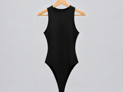Body Licra Modelo Pusy Talla Única XS - L para Mujer, Diseño Sin Mangas, Cómodo y Versátil