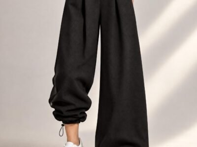 Pantalon Ancho Ajustable Modelo VERITO Talla Única 34-40 para Mujer Estilo Casual y Cómodo